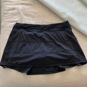 Black lululemin skort, size 8